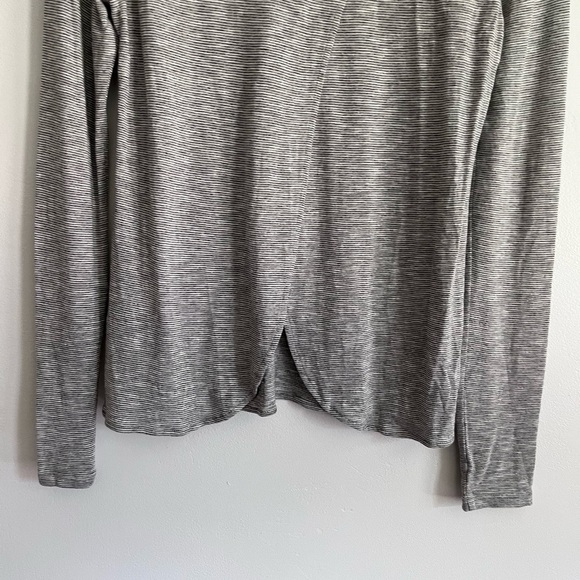 Marine Layer Striped Open Back Long Sleeve Top - Picture 7 of 8